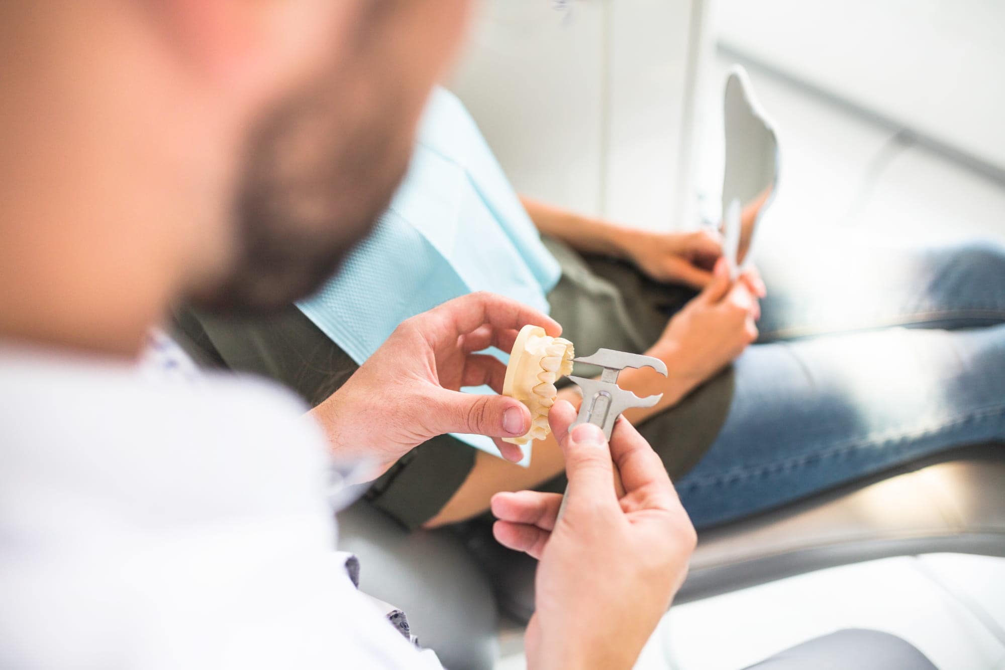 Dental bridge to replace a missing tooth at The Dental Lounge in Windsor, Ontario